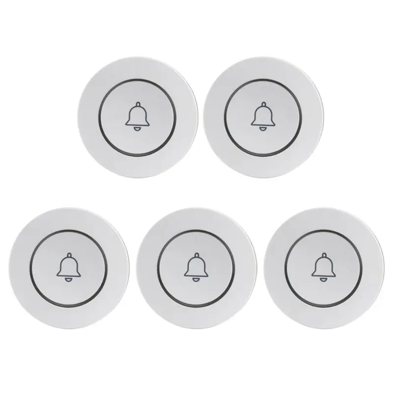 

-[A51I Digital]SOS Panic Button 5PCS 433Mhz Remote Control Doorbell Emergency Call Wireless Alarm For Elderly