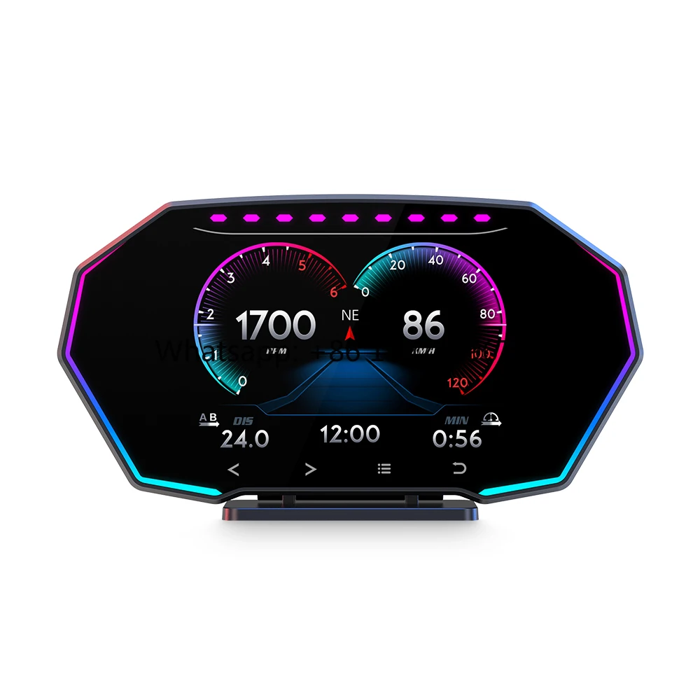 

Умный цифровой автомобильный прибор 2+GPS, 5,5-дюймовый проекционный дисплей HUD F11, спидометр, автомобильные аксессуары