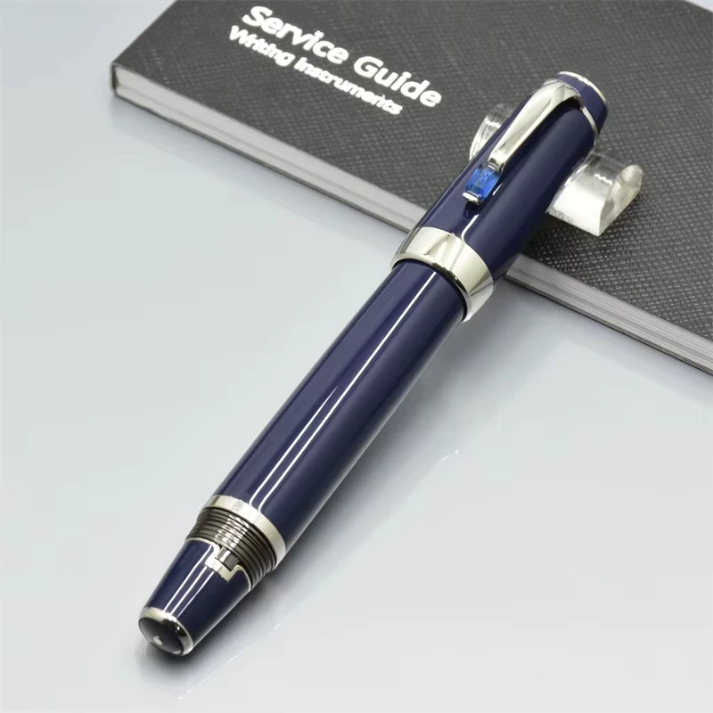 Leda Luxury Bohemia Series Unique Retractable Nib MB Fountain Pen With Random Color Shine Diamond Clip Pocket Pen Writing Gifts