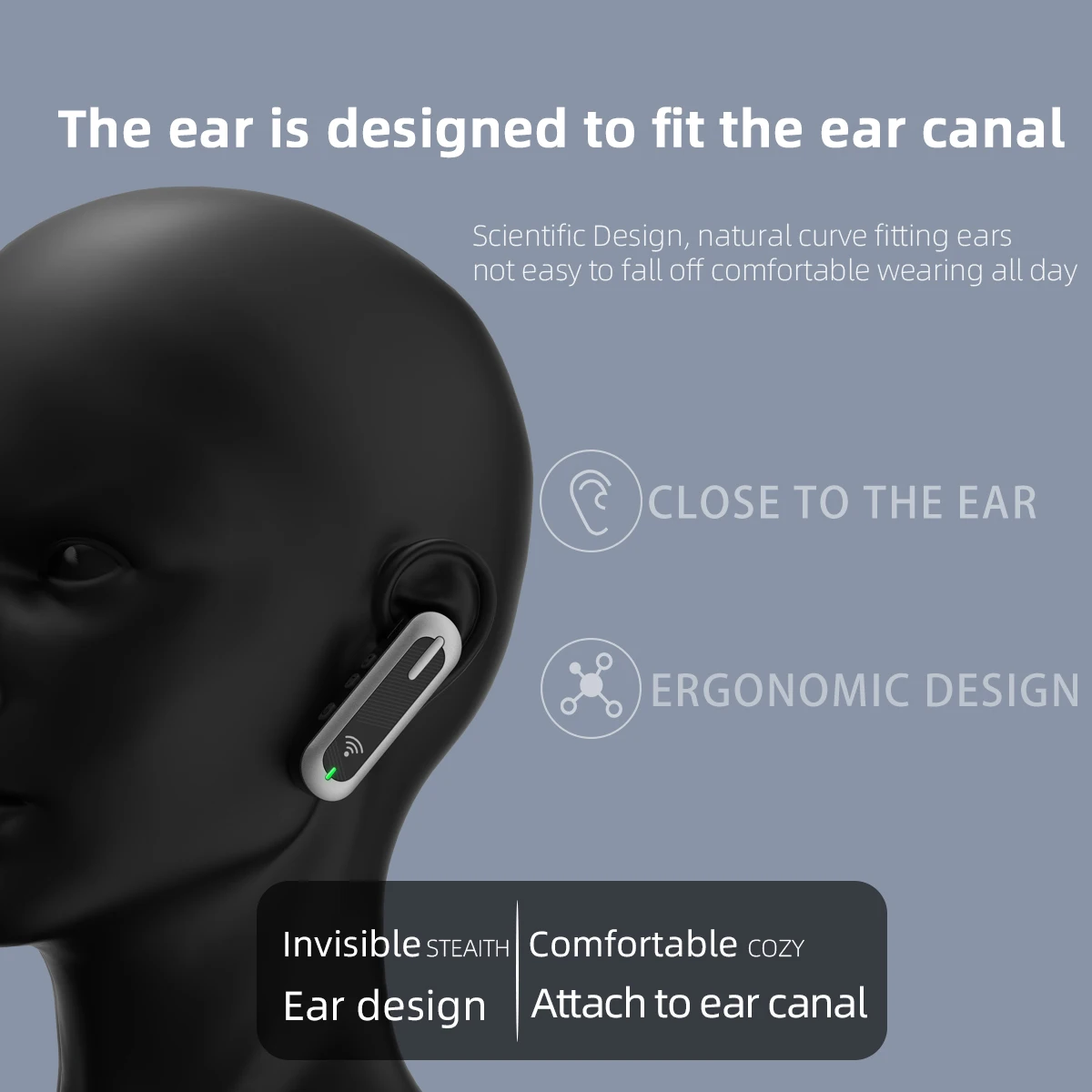لاسلكي الأذن هوك جهاز إرسال واستقبال صغير ، تردد الكورية ، مجموعة Vox راديو صغير ، جهاز إرسال واستقبال بلوتوث ، KSUT X-V28 ، 2 قطعة