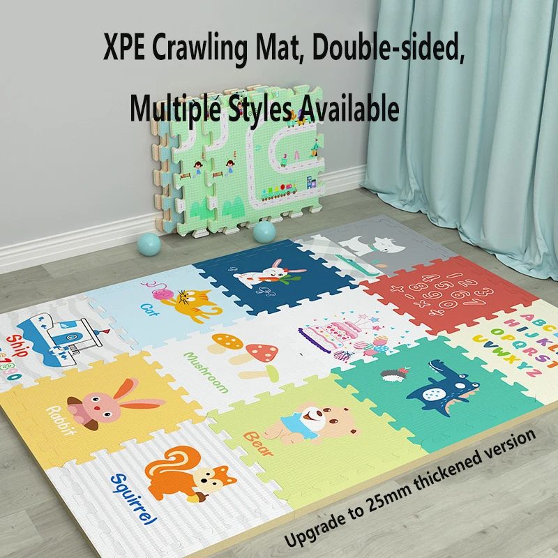 XPE المتشابكة تلعب حصيرة البلاط 2 سنتيمتر سميكة الطفل حصيرة للزحف عدم الانزلاق الطابق الحشو للأطفال غرفة اللعب مقاوم للماء ودائم #1