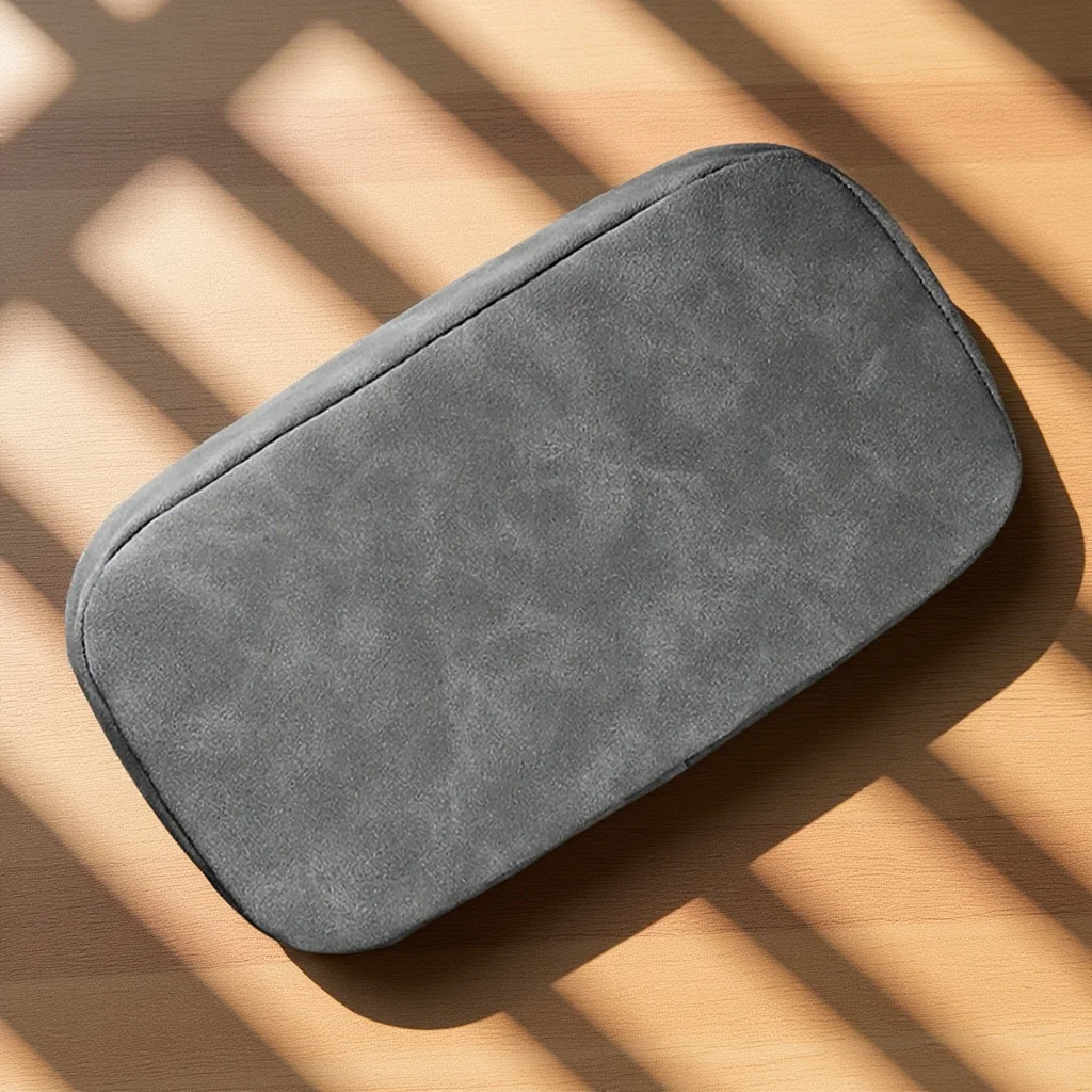 

Soft Suede Leg Cushion Pad for Car Thickened Knee Support for Thighs Anti-Slip Wear-Resistant Driving Comfort Auto Cushion