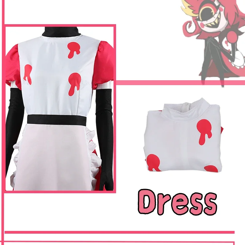 Niffty Anime Hazbin Niff Cosplay Costume Costume mignon diable Roleplay vêtements uniforme hôtel Cosplay Halloween