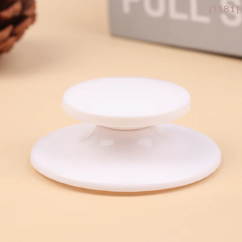 [E] Universal Pot Lid Knob Plastic Replacement For Rice Cookers Cookware Heat Resistant Pan Top Hand-pulled Button Handle