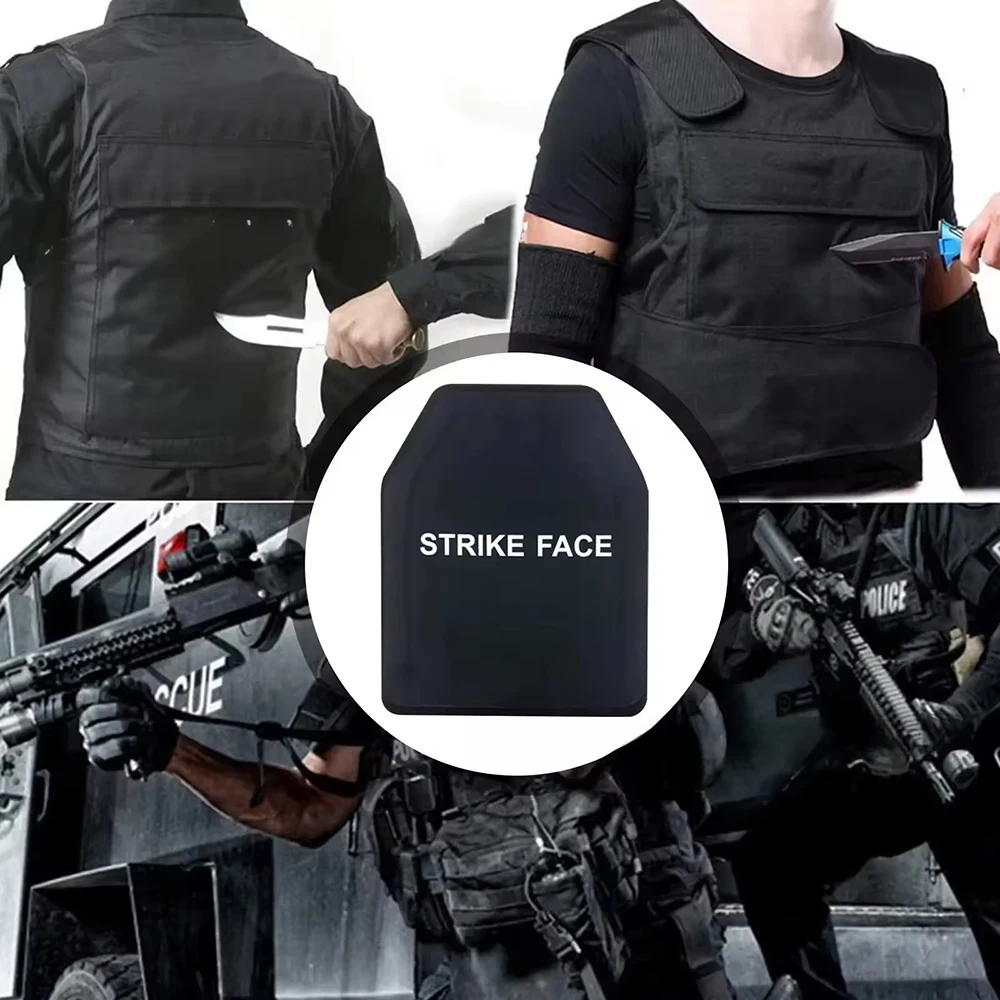 Bulletproof Vest Built-In Plug-In NIJ IIIA Alumina Silicon Carbide Ceramic Plate Military Combat Riot Equipment Shield Vest