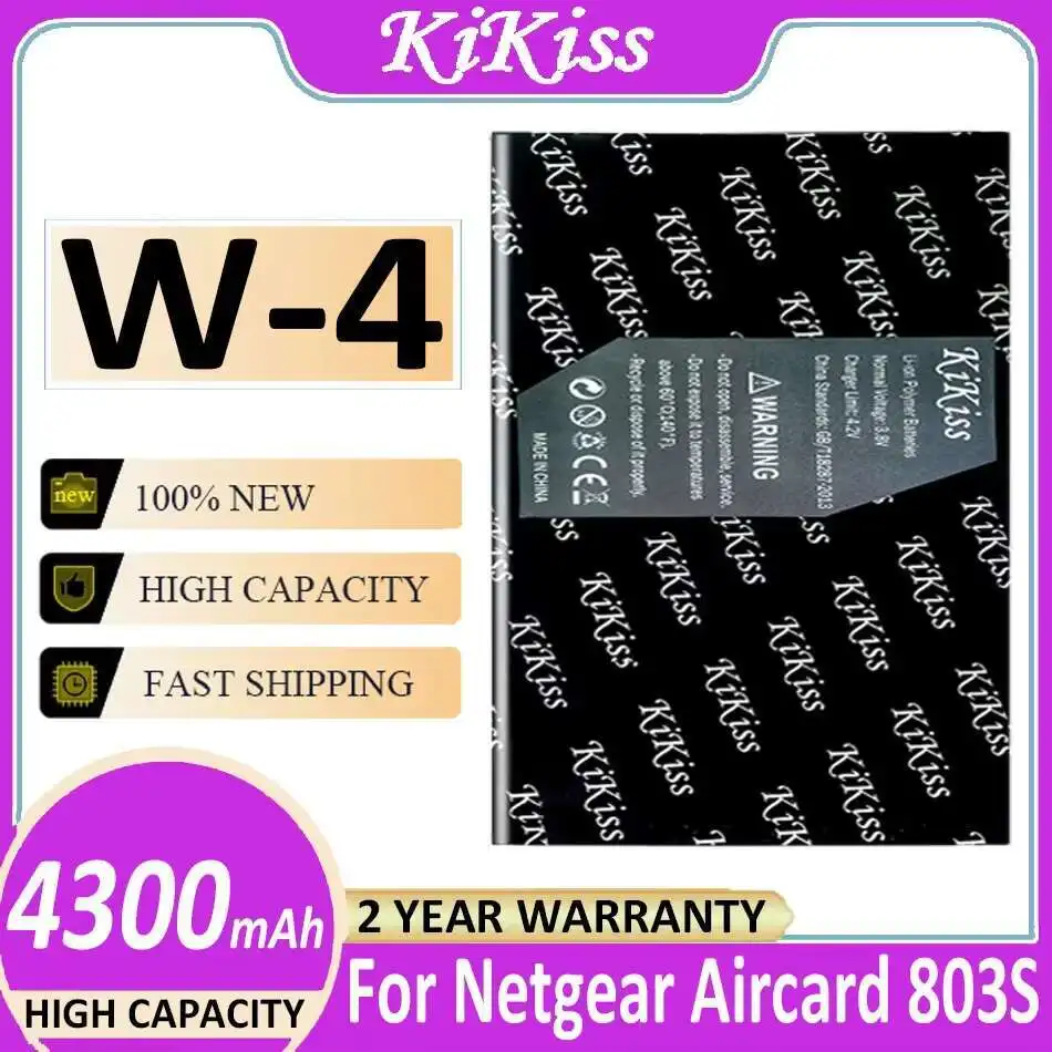 

Высокоэффективный аккумулятор для долговечного маршрутизатора Netgear Aircard 803S W-4 4300 мАч