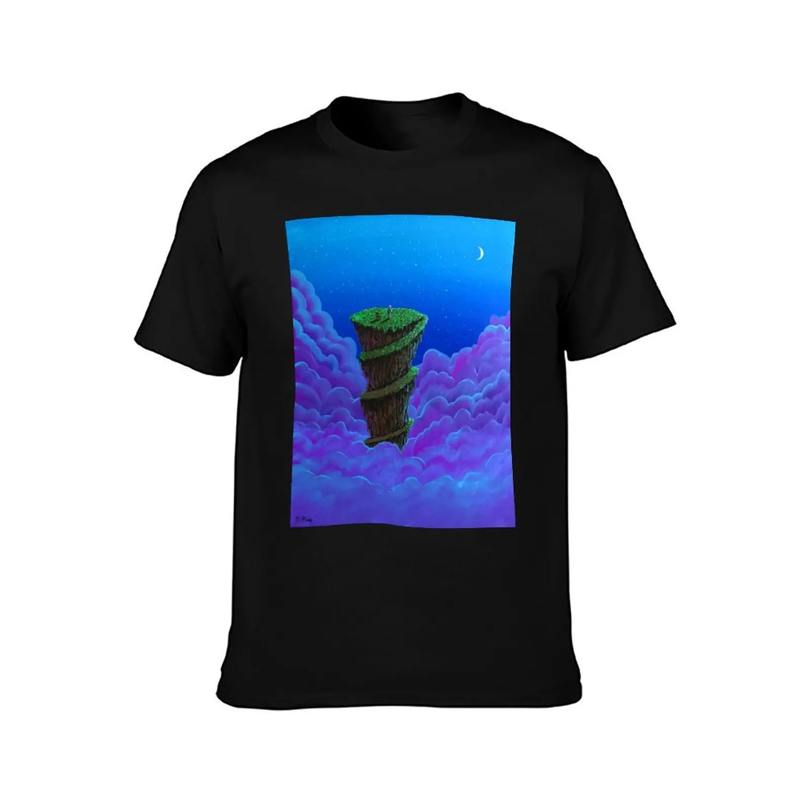 Clear View T-Shirt, Summer Casual Cotton Tee, Oversized Streetwear Tops, Vintage Graphic Print, Loose Fit Short Sleeve