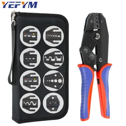 Crimping Wire Pliers YF Clamp Ratcheting Tools For Heat Shrink, Barrel, Insulated,Non-Insulated Ferrules coaxial flag connectors