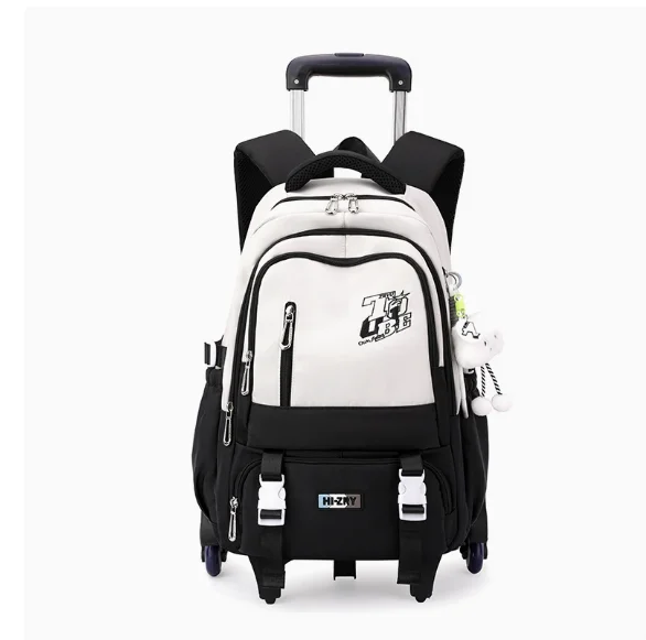 Trolley Roller School Bag Wheeled Bags Kid Rolling Backpack for Boys Elementary Middle School Trolley Backpack with Wheels Boys