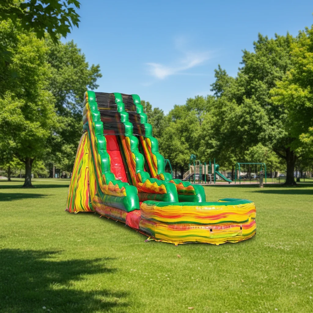 7x3x6m Commercial Inflatable Water Slide Bouncy Castle Popular Design with Cheap Price