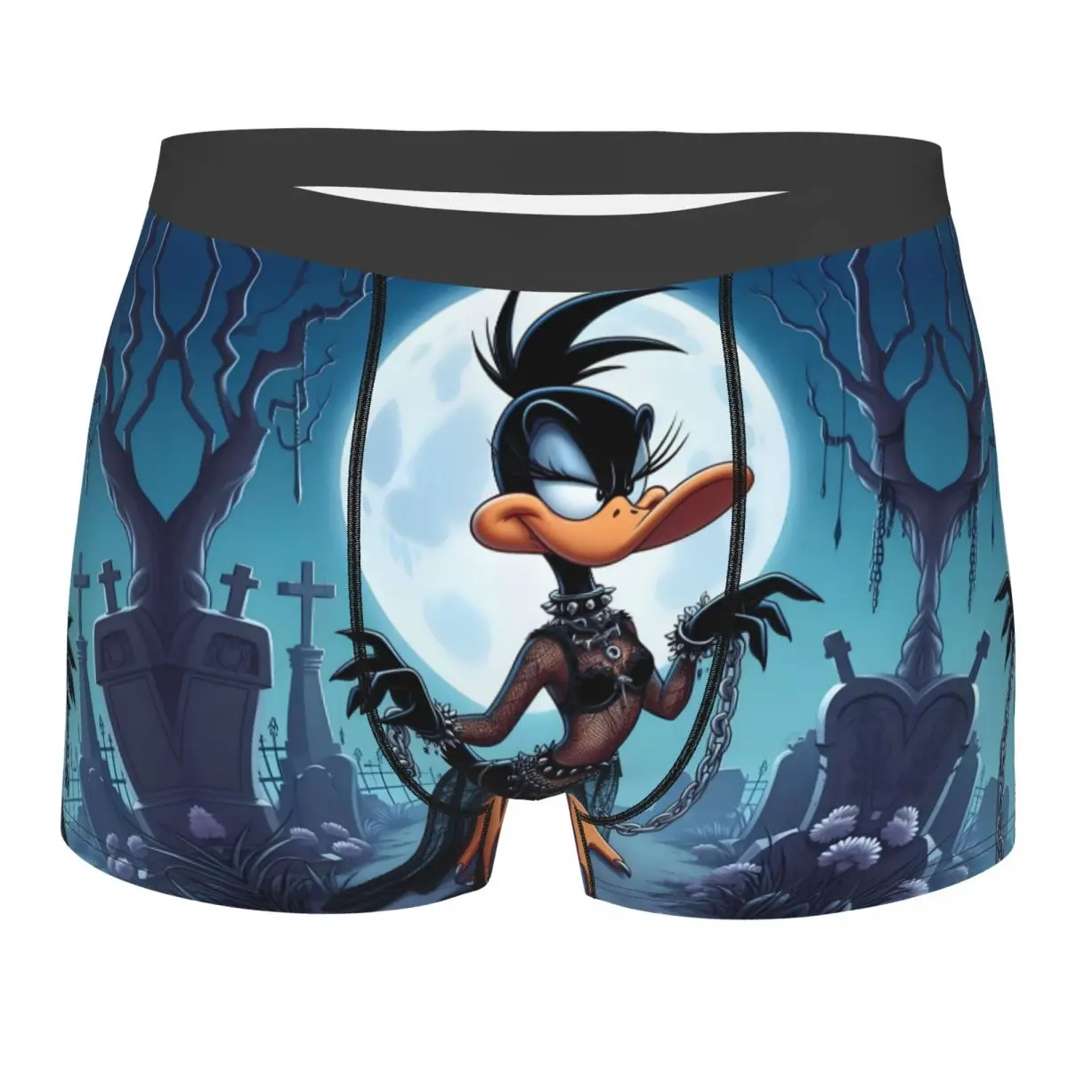

Custom Daffy Duck Cartoon Boxer Shorts For Men 3D Printed Anime Kawaii Funny Underwear Panties Briefs Breathable Underpants