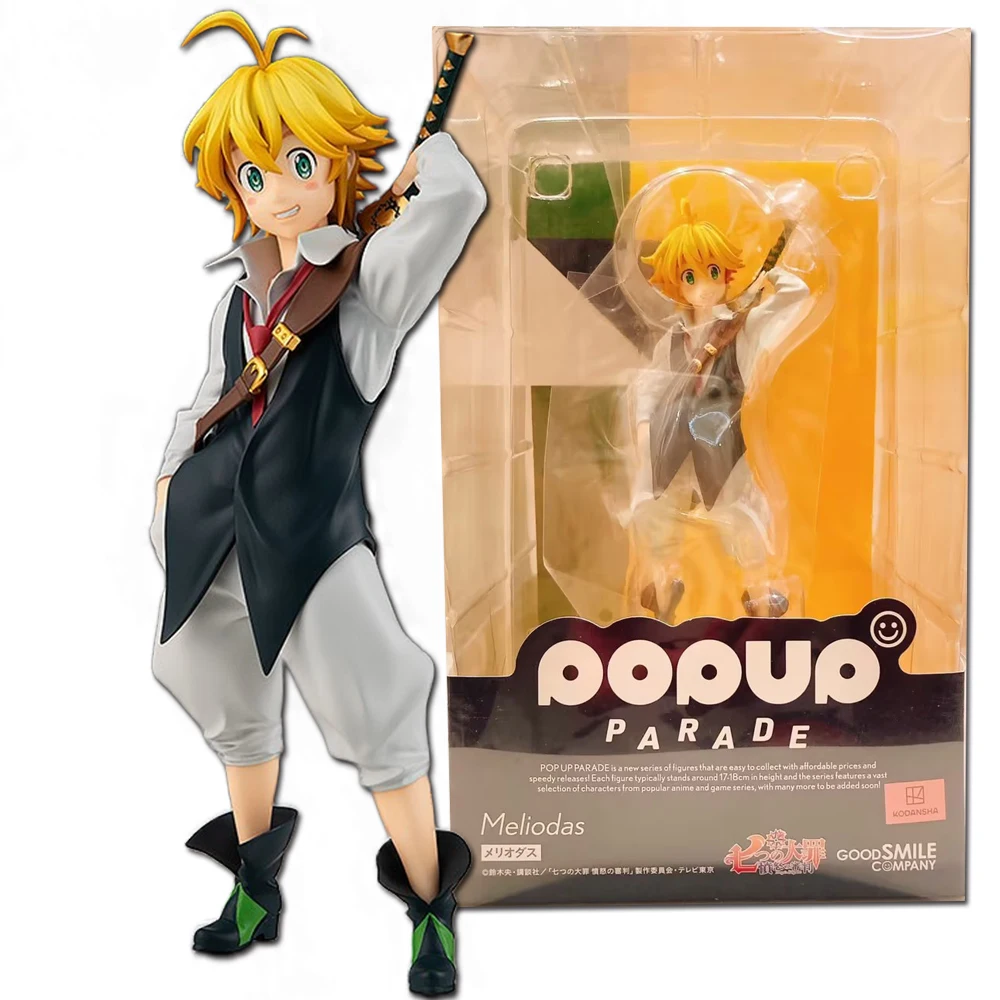 POP UP PARADE The Seven Deadly Sins Figure Meliodas Dragon's Sin of Wrath Anime PVC Action Figure Toy Game Collection Model Doll