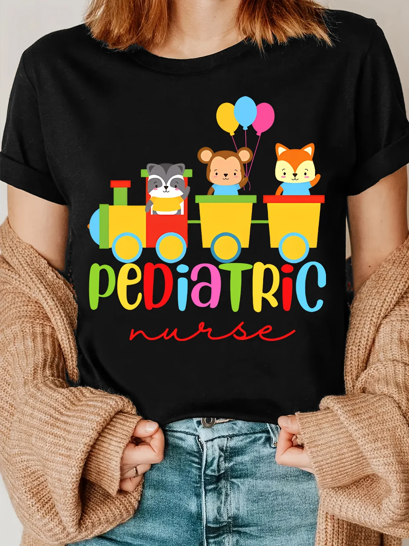 

Animal Trai Graphic Printing Summer Autumn Winter Cotton Men and Women T-shirt Short Sleeve Luxury Outdoor Sports Brand Clothing