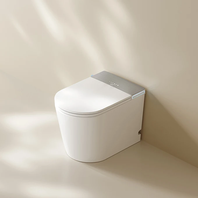 

S024 European Modern Design Bathroom Ceramic Soft Closing Seat Cover WC Toilet Sanitary Ware Back to Wall Comfort Height Toilet