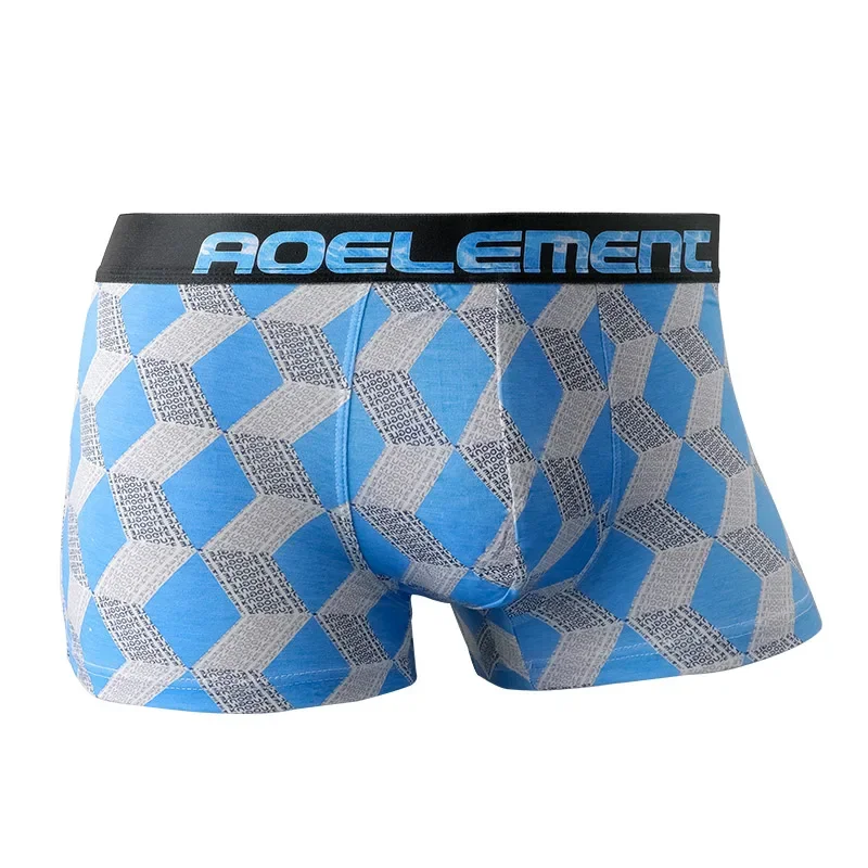 

5 шт. мужские трусы, модальные боксеры, сексуальные принты, индивидуальные, дышащие боксеры, модные молодежные шорты средней посадки