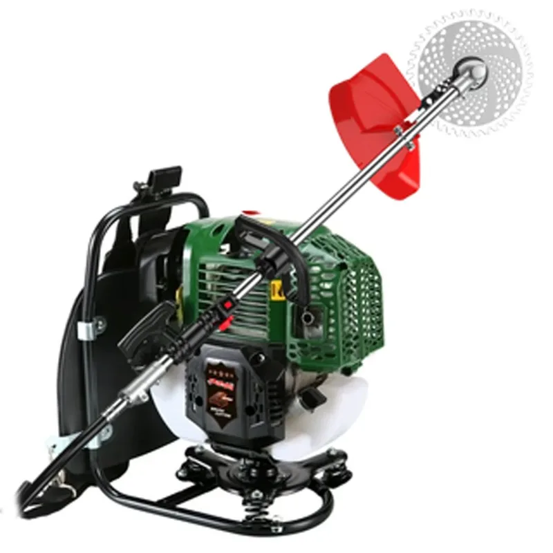 Weed Grass Cutter Multifunctional Grass Trimmer Single Cylinder Air-Cooled Four Stroke Backpack Agricultural Brush Cutter