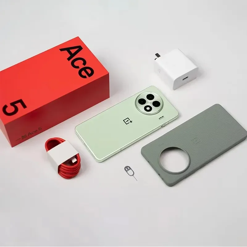 هاتف ذكي Oneplus Ace 5 5G أصلي غير مقفول Snapdragon 8 Gen 3 6.78 بوصة AMOLED شاشة 120 هرتز 6415 مللي أمبير في الساعة 80 وات شاحن كاميرا 50 ميجابكسل #2