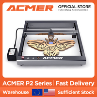 ACMER P2 Laser Engraver With 10W 20W 33W Laser Head Engraving Cutting Machine Woodworking Tools CNC Machine 420X400mm Area