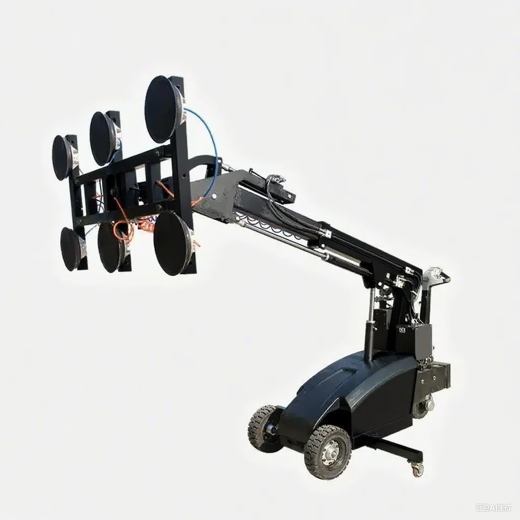 

600kg 800KG Electric Glass Vacuum Lifter Robot 360° Rotation Adjustable Suction Glazing Construction Equipment Factory Price