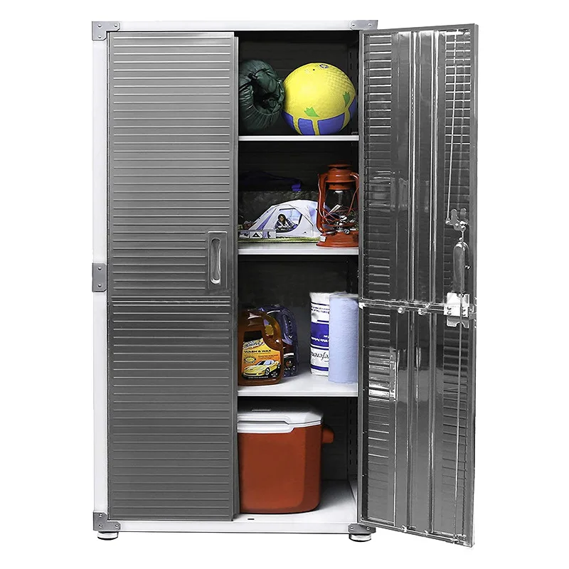 European and American modern steel garage movable storage cabinet utility room file cabinet with wheel