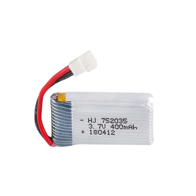 3.7V 400mAh 35C Lipo batterij en batterijlader voor X4 H107 H31 KY101 E33C E33 U816A V252 H6C RC Quadcopter Drone reserveonderdeel