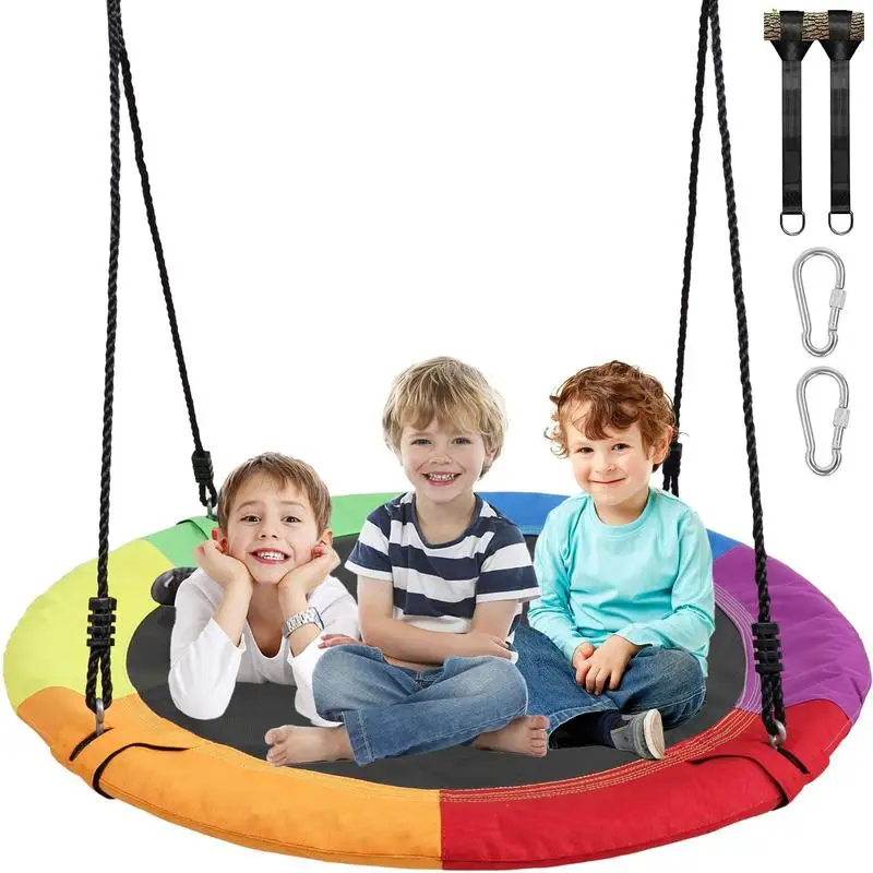 

Springtok Saucer Tree Swing Kit,900D Oxford,Waterproof & Durable,700lbs Weight Capacity,Adjustable