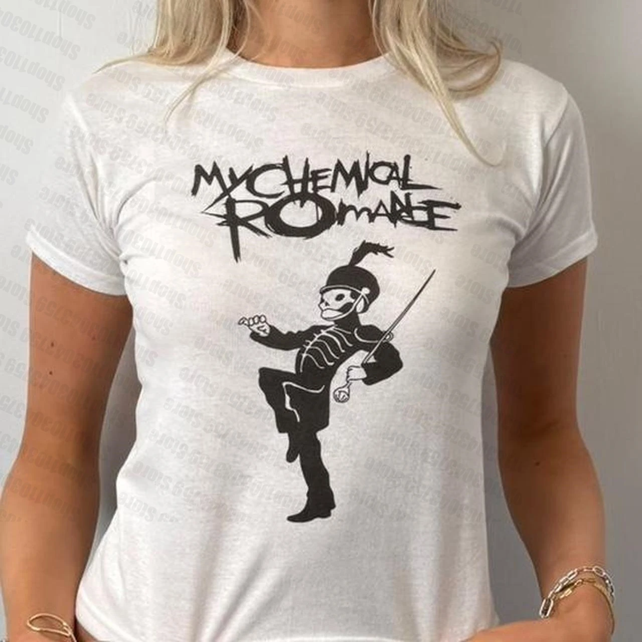 

Эстетический укороченный топ в стиле эмо для девочек Y2k, летняя готическая тонкая винтажная футболка с рисунком в стиле панк, рубашка с короткими рукавами в стиле Харадзюку, уличная одежда,