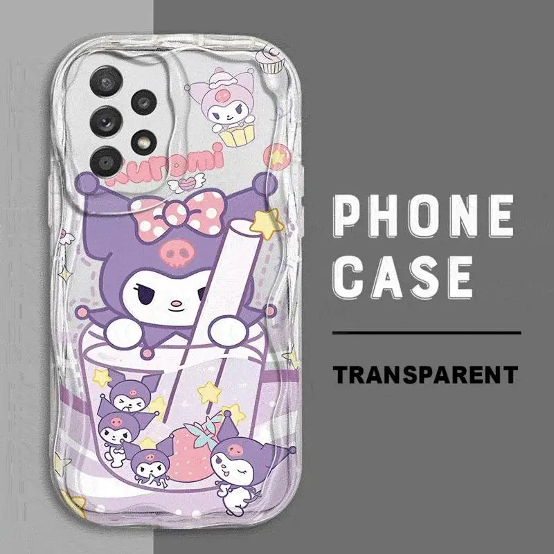 Carino Kuromi Cinnamoroll per Samsung Galaxy A55 A35 A15 A73 A72 A54 A53 A52 A33 A34 A42 A32 A24 A23 A22 A14 A13 A12 5G cassa del telefono