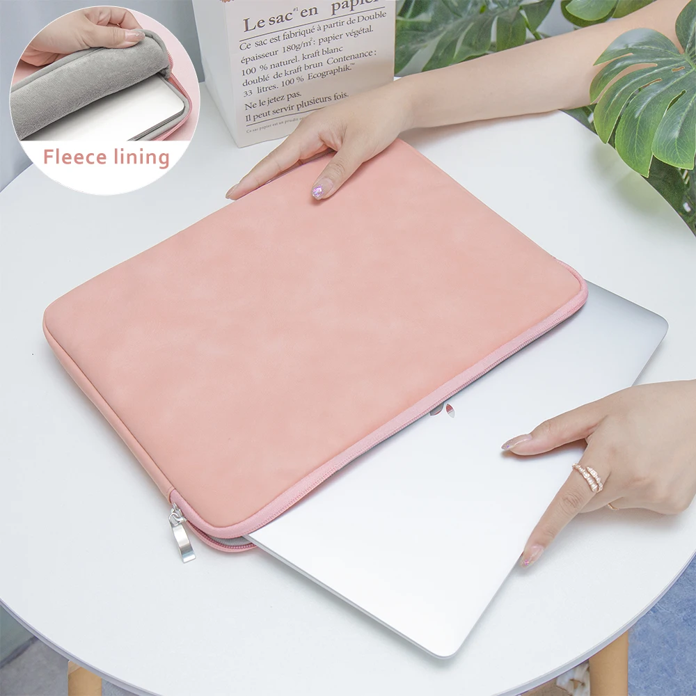 Laptop Sleeve Bag Case 13 13.3 14 15.4 16 For DELL Xiaomi Huawei Notebook Pouch Carrying Macbook Air 13 M2 Pro M3 M4 Shockproof