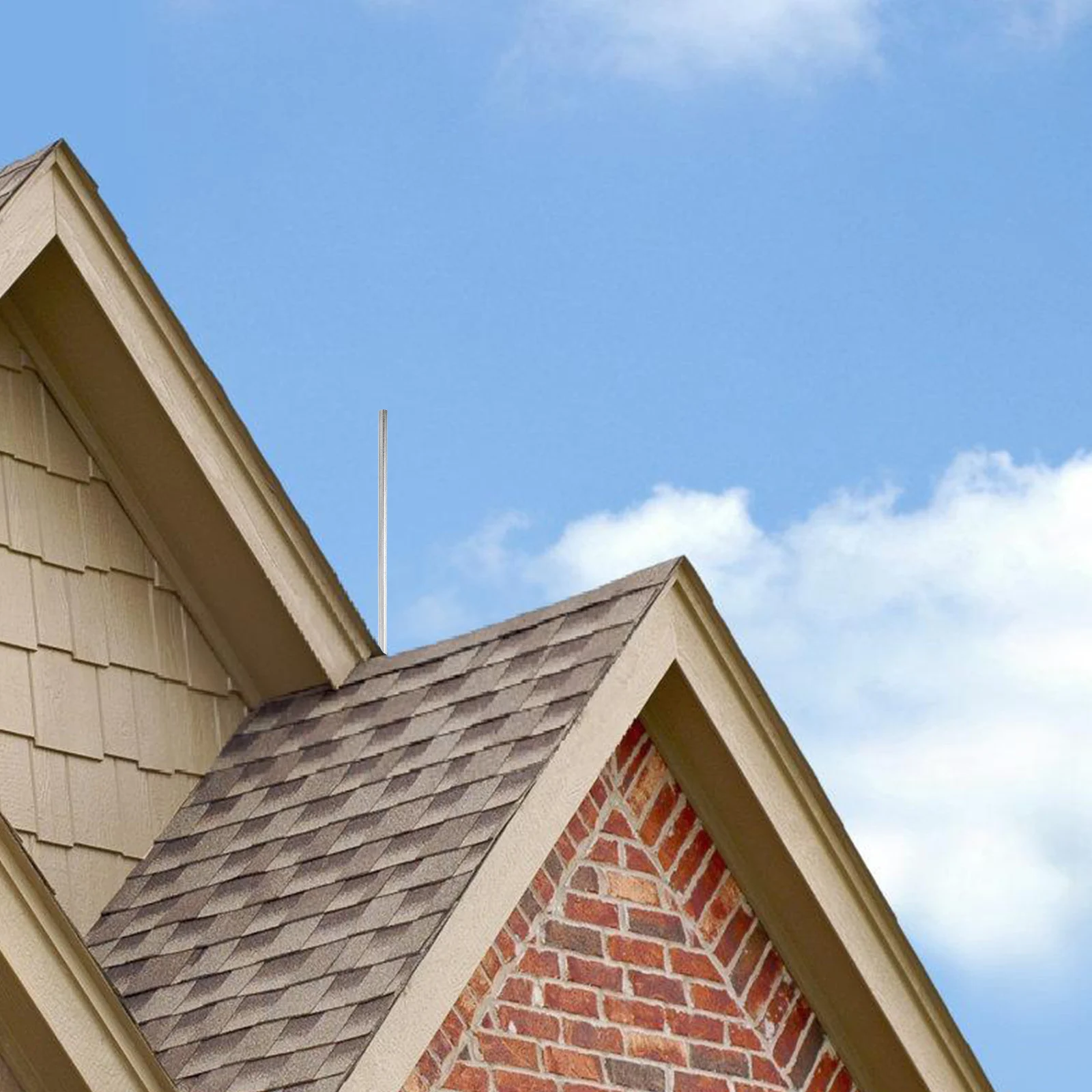 Heavy Duty Grounding Rod Galvanized Metal Straight Design for Home Outdoor Electrical Systems Fence Antenna Grounding Rod Kit