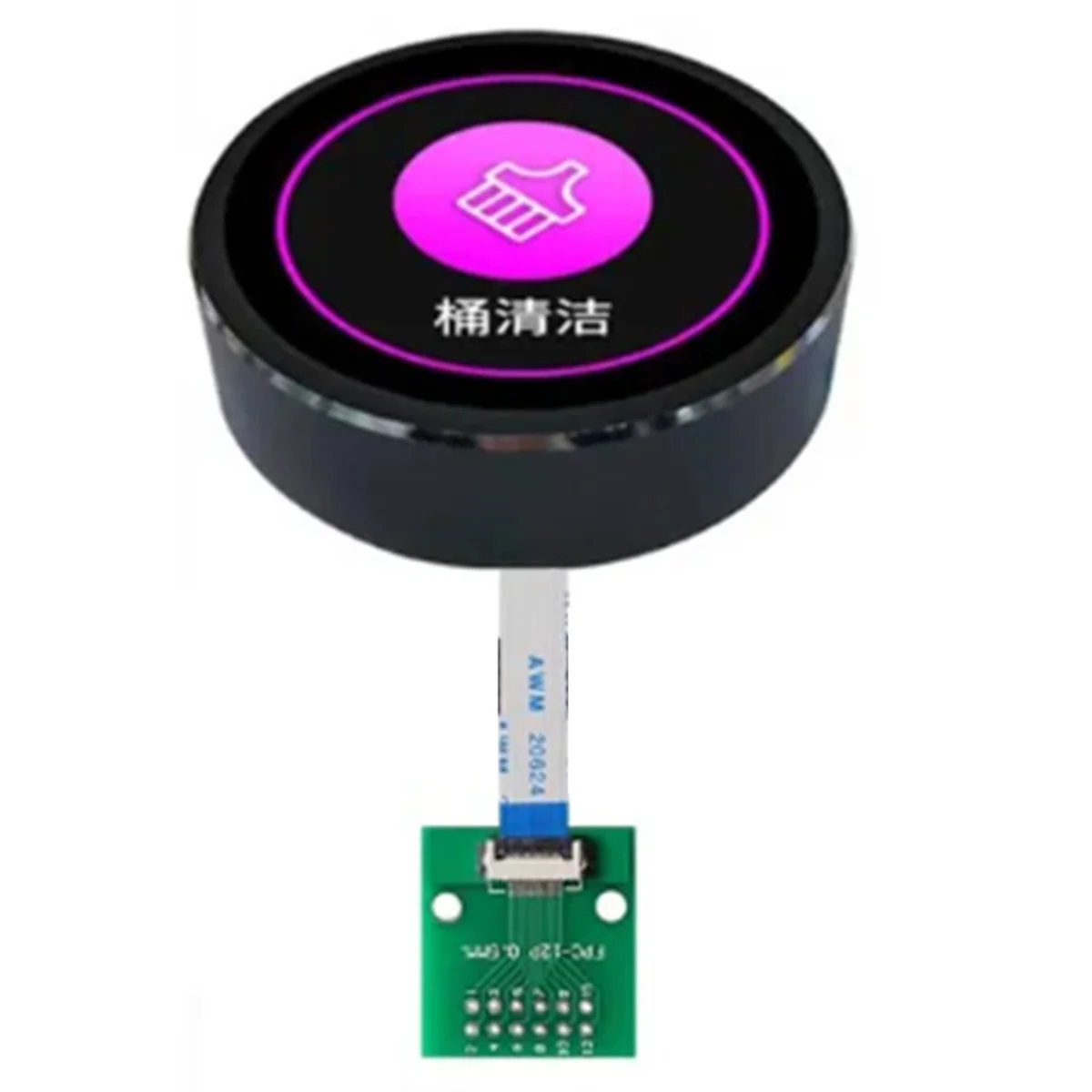 1.28 Inch 240x240 Round Circular Rotary Knob IPS Serial UART UI LCD Module Panel Display Screen Switch Key