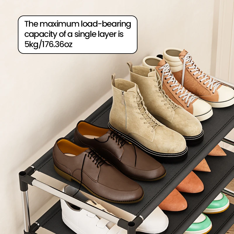 1 Piece Shoe Rack Simple Doorway Home Indoor Good-Looking Economical Storage Multi-Layer Dust-Proof Shoe Cabinet Dormitory Storage Rack