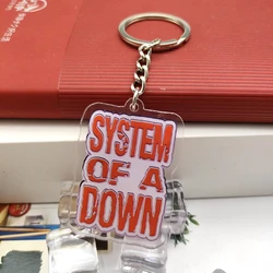 Personalized Music Theme Keychain Rock Band Acrylic Pendant Keychain Fans And Friends Collection Accessories