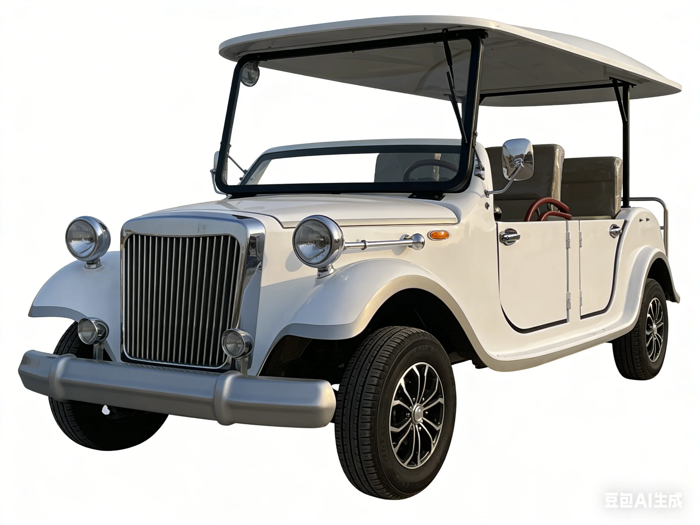 72v/200ah 4KW Battery Powered Classic Antique Electric Tourist Sightseeing Bus Vintage Antique Classic Car Wedding
