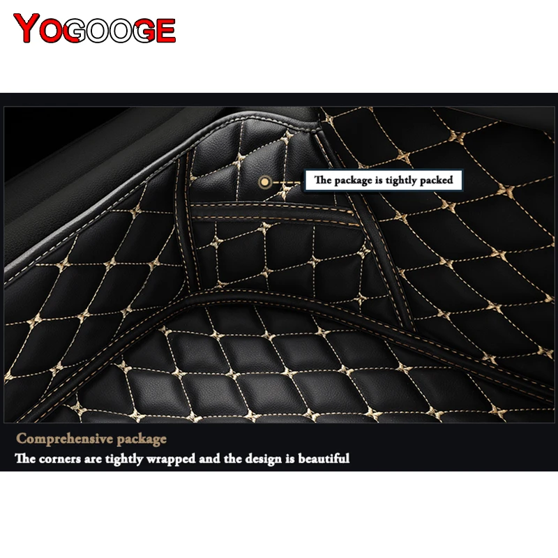 YOGOOGE Custom Car Floor Mats For Honda HR-V HRV Auto Carpets Foot Coche Accessorie