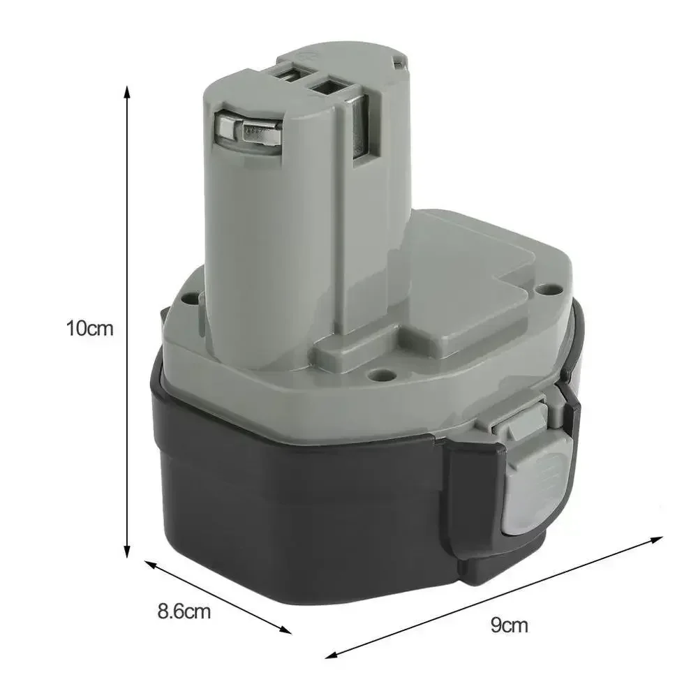 

2023 Original 14.4V 12800mAh NI-CD power tool battery, suitable for MAKITA PA1414221420 192600-1 6281D 6280D 14.4V