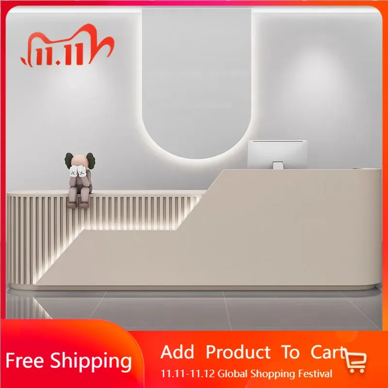 

Design Reception Lectern Office Desk Front Pulpit Retail Register Shop Counter Checkout Hotel Mostrador Postmodern Furniture