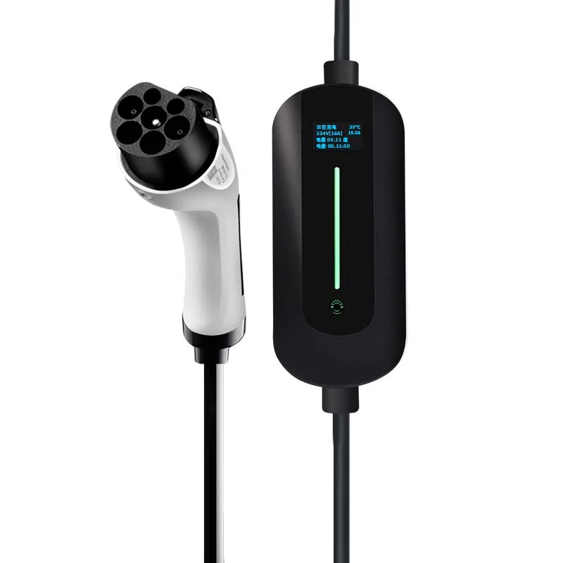 ECARE Ev Charger-34 New Energy Electric Vehicle Charger cable 3.5KW 16A Type 2 ABS Flame Retardant Portable Charging Station