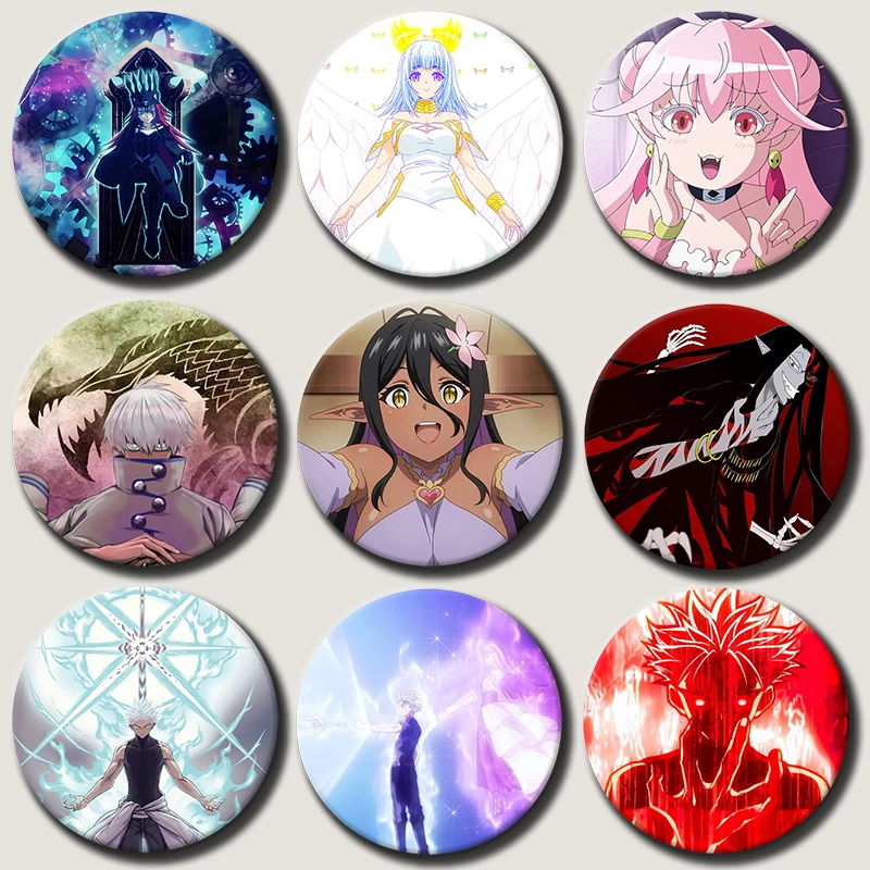 

58mm New Anime Ragna Crimson Rebecca Pins,Round Cartoon Badge,Tinplate Brooches,Breastpin for Backpack Clothes Gift Accessory
