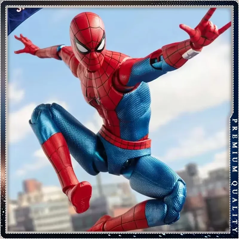 

Spider-Man Brand New Day Champion Class Movable Block Figure Collectible Model Desktop Display Hobby Fans Holiday Present Gift