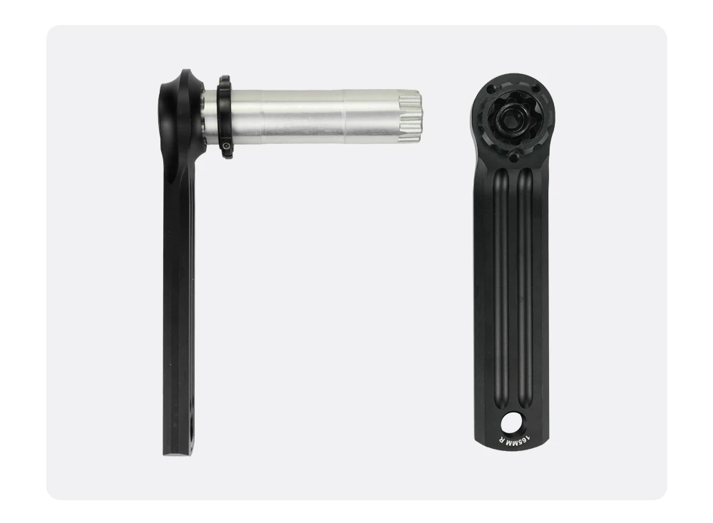 ZRACE RX Track Bike Fixed Gear Kurbelgarnitur 144BCD 46T-50T Kettenblatt 165-175mm Kurbelarm Fahrradteile – Detail 17