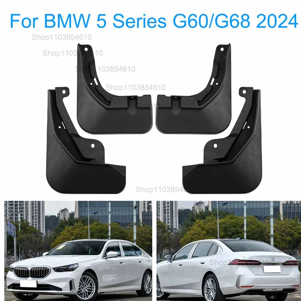 For BMW 5 Series G60/G68 2024 Mudflap Mudguard Fenders Splash Guards Front Rear