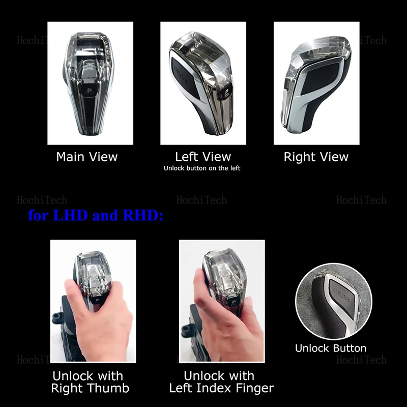 Crystal Car Gear Shift Knob For BMW 1 2 3 4 5 6 7 X3 X4 X5 X6 Series F20 F21 F22 F23 F30 F10 F18 G20 G30 G05 G01 Car Accessories