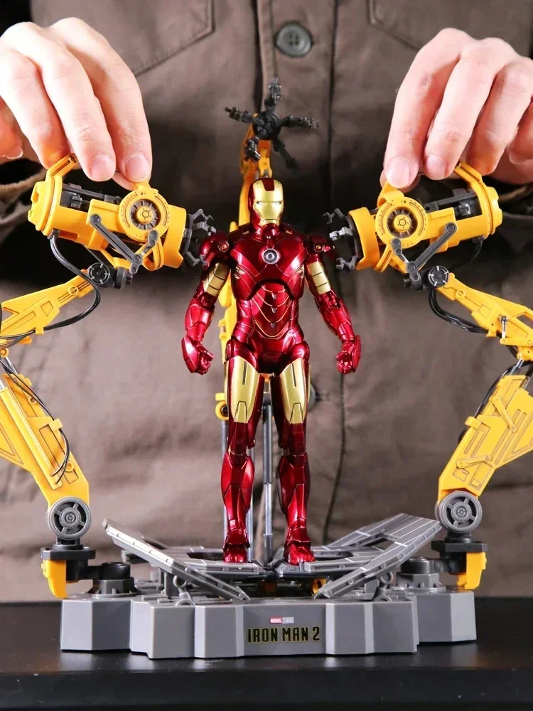 Оригинальная 1/10 модель Тони Старка, фигурка Marvel Suit Up Gantry и MK4, Железный человек, Gantry, супергерой, статуя Железного человека, Коллекционная игрушка
