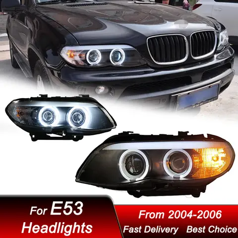8 best sales bmw x5 e53 headlight - №1