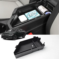 Center Console Tray for Volkswagen VW Jetta 2020-2024 Armrest Box Storage ABS Accessories Car Storage Center Console Organizer