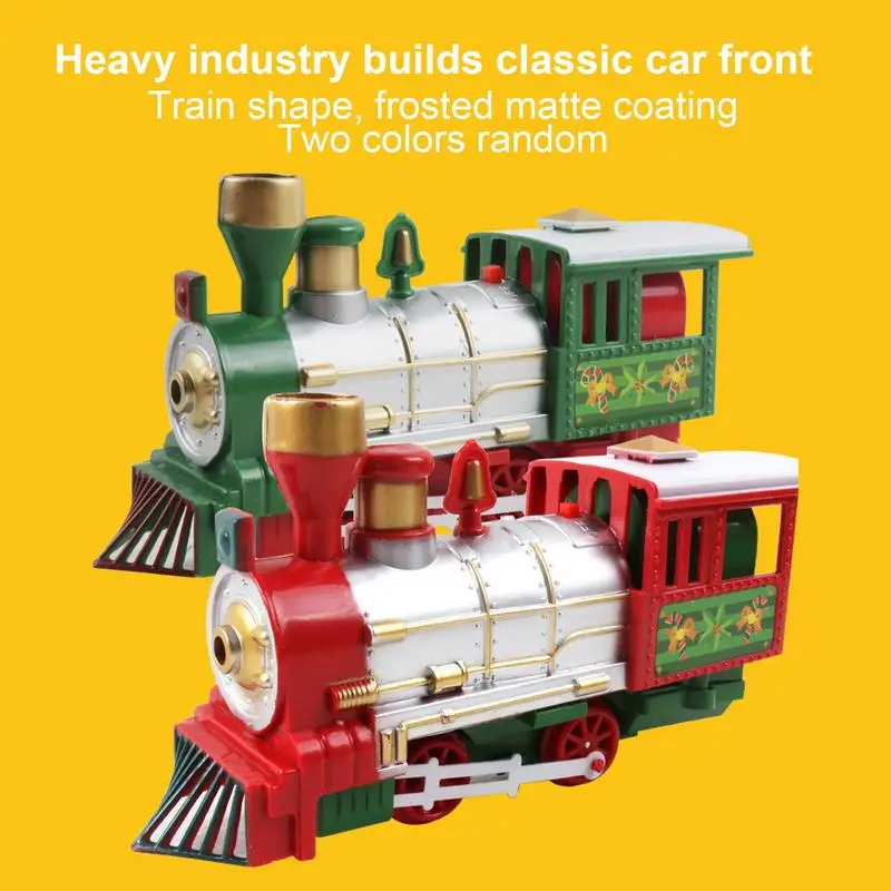 Christmas Train Electric Train Set For Christmas Tree Track Car Christmas Decoration Trains Noel Gift Round Rail Train Carousel