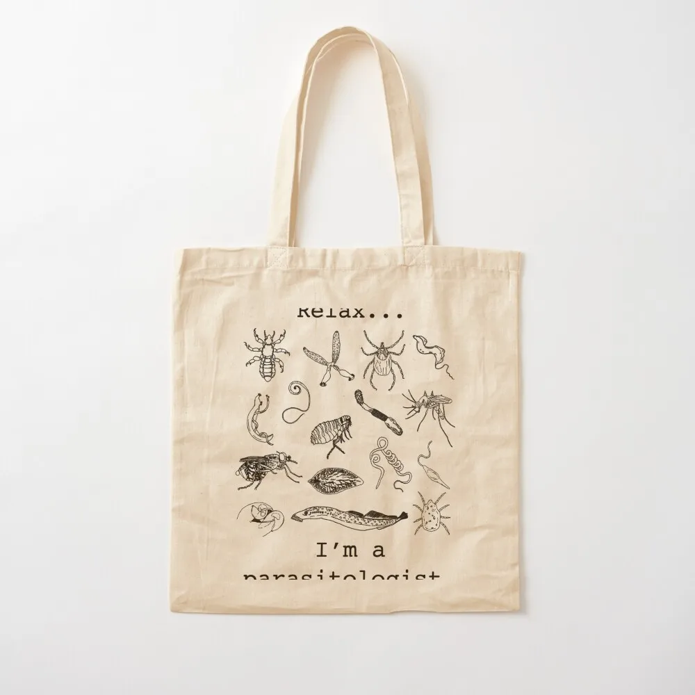 

I'm a parasitologist (white) Tote Bag tote bag men Gift bags Beach bag bags woman 2025