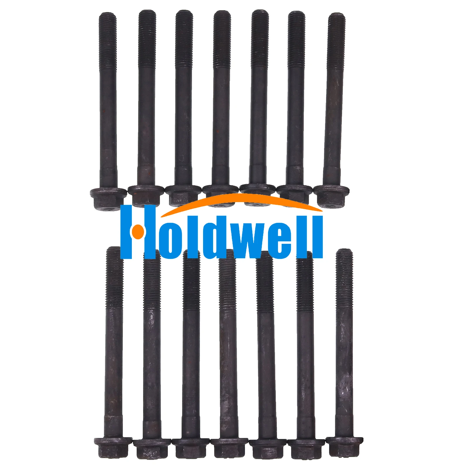 Holdwell 14PCS Cylinder Head Bolt 129150-01200 12915001200 for Yanmar Engine 3TNV88 3TNV84 3TNE88 3TNE84 3JH3E