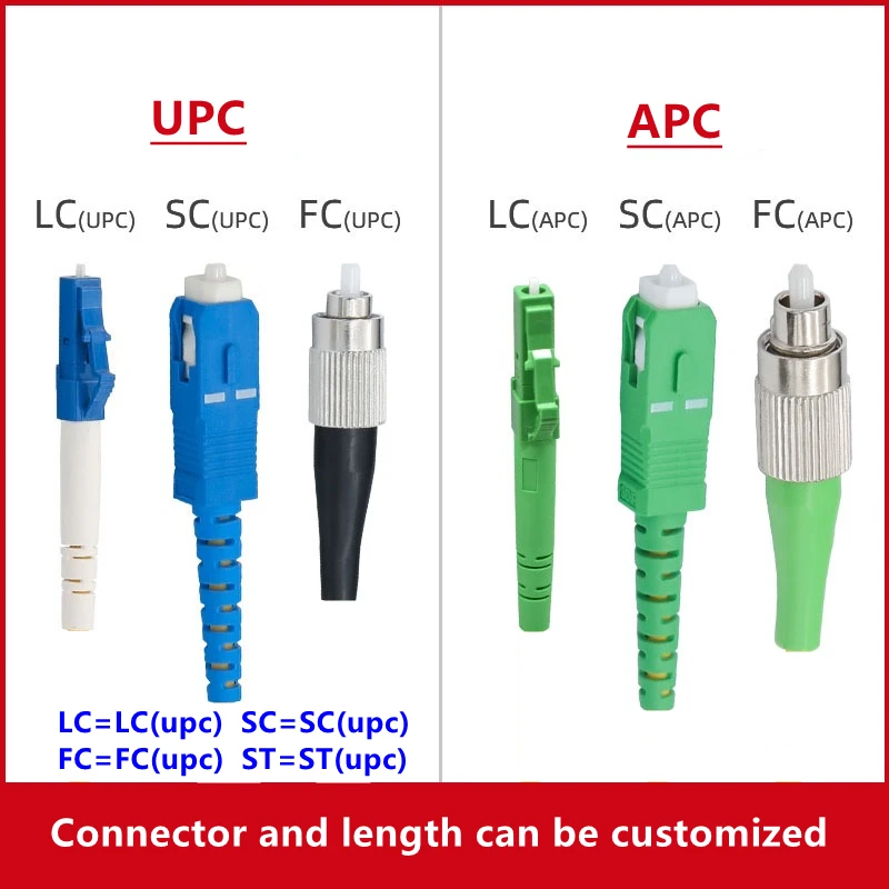 실내 LC-LC 드롭 패치 코드 3M-300M 4 섬유 FC LC APC 2 강철 100m200m50m60m SM 4 코어 ftth 점퍼 4C 광섬유 패치 케이블